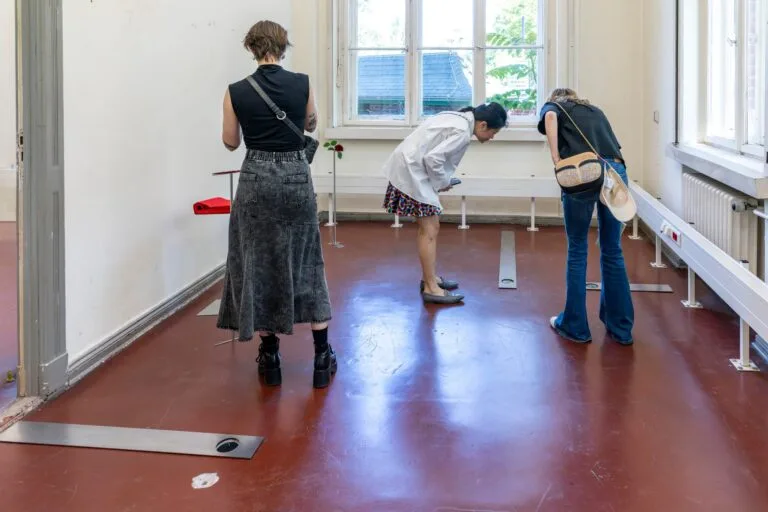 13 Berlin Biennale - artista Anna Scalfi Eghenter - sala dedicata a Karl Liebneck