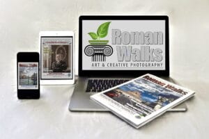 Romanwalks - Ca' Art Publishing - Roma - Software per la distribuzione digitale della rivista: stampa web tablet cellulare/mobile - ecosistema di distribuzione
