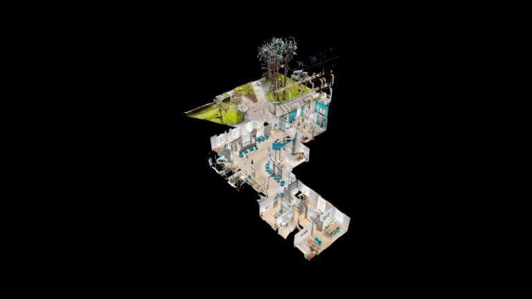 La Cassa Rurale Alto Garda e Rovereto nella sua sede di Arco - piantina 3D