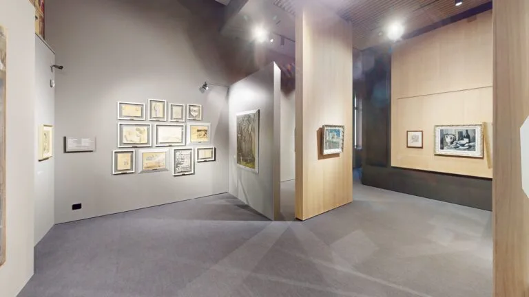 La Galleria - BPER Banca a Modena - Esposizione Mario Sironi - Solennità e tormento - sala con opere